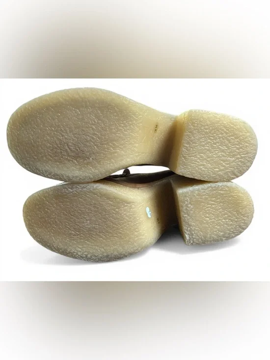 Marc Fisher Loafer Womens 8M Tan Suede Leather Chunky 4” Block Heel MLLINA NWOB - Picture 6 of 8